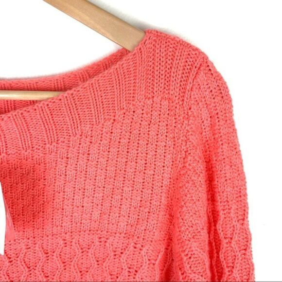 Croft and Barrow Coral Knit Sweater New XL - Picture 4 of 9